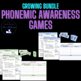 *GROWING BUNDLE* Phonemic Awareness Games
