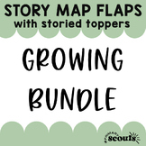 *GROWING* Bundle | Fiction Story Map Graphic Organizer "Fl