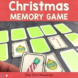 Christmas Memory Game - Vocabulary and Word Search