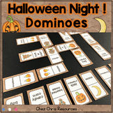 Halloween Night Vocabulary Dominoes