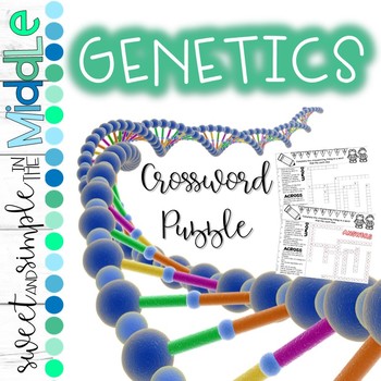 Preview of ~ Genetics Crossword Puzzle Activity ~