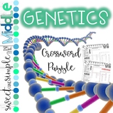 ~ Genetics Crossword Puzzle Activity ~