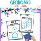 Geoboard Shape Task Cards Winter Fine Motor Activities