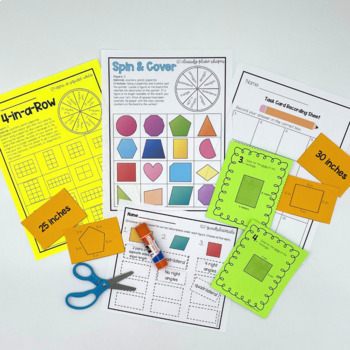 Geometry Games and Activities | Shapes, Area, Perimeter | TpT