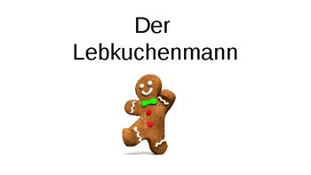 Preview of (German) Der Lebkuchenmann - The Gingerbread Man - Story and Activities