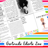 "Gertrude Ederle: Women in History Zine - Swimming Legend 