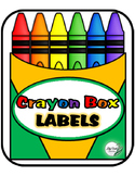 **Get Ready for BACK TO SCHOOL with CRAYON BOX LABELS!!**