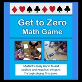 "Get to Zero" Math Game