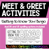 'Getting to Know You' Bingo - Meet the Teacher New Year Tr