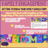 ⭐Getting to Know You and Your Family Google Form ⭐ Caseloa
