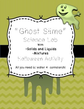 Preview of "Ghost Slime" Science Labs