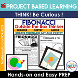 Fibonacci Project Based Learning | STEM Activities | Math Games