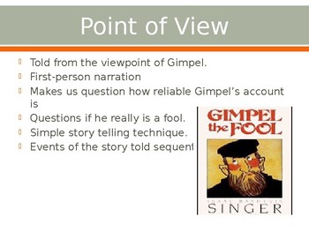 gimpel the fool sparknotes