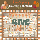 "Give Thanks" Fall Thanksgiving Bulletin Board Kit  BUNDLE