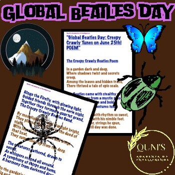 Preview of "Global Beatles Day: Creepy Crawly Tunes on June 25th! POEM"