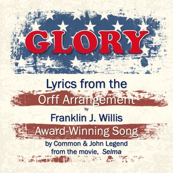Preview of New Rap lyrics for song, "Glory," from movie, Selma.