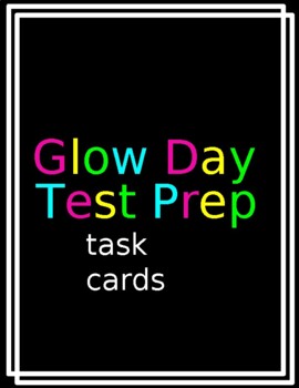 Preview of "Glow Day" amazing activity with students. Please read description
