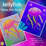 "Glow in the Dark" Jellyfish (or Halloween Art Party)