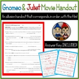 "Gnomeo & Juliet" Movie Allusion Handout