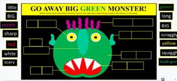 Go Away Big Green Monster - Drag and Drop- Kids Club English