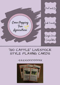 Preview of "Go Cattle" Terminology Card Game