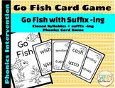 "Go Fish" Card Game - Closed Syllables with suffix -ing | 
