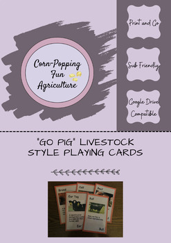 Preview of "Go Pig" Terminology Card Game
