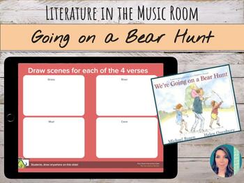 Preview of "Going on a Bear Hunt" Song & Book-based Music Lesson for PearDeck