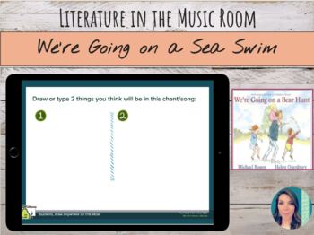 Preview of "Going on a Sea Swim" Parody Song for Google Slides & PearDeck