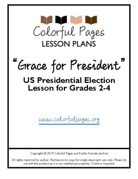 Preview of “Grace for President” US Presidential Election Lesson for Grades 2-4