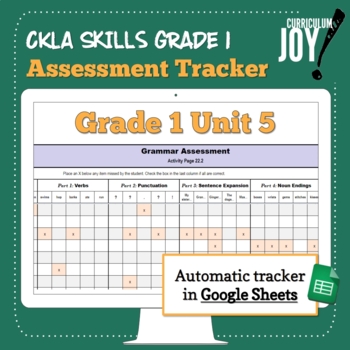 Preview of [Grade 1] CKLA Skills Assessment Tracker (Unit 5)