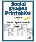 (Grade 1) Social Studies Printables for Students with Auti