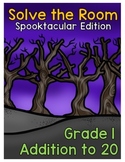 {Grade 1} Spooktacular Addition Solve the Room Activity Packet
