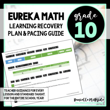 Preview of [Grade 10] Eureka Math Learning Recovery Plan & Pacing Guide