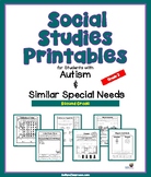 (Grade 2) Social Studies Printables for Students with Auti