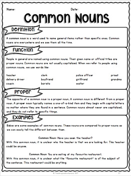 grade 4 grammar activity packet by teachinginawonderland