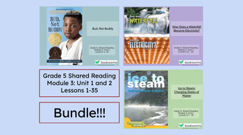 Preview of "Grade 5 Shared Reading Module 3 BUNDLE" Google Slides- Bookworms Supplement