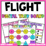 (Grade 6) Digital Learning Task Board: Flight (Ontario Science)