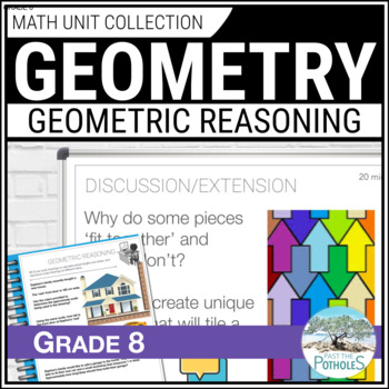 Preview of Grade 8 Ontario Geometry Tessellations Map Scale Factor Drawings Perspective