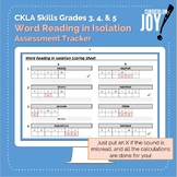 [Grades 3, 4, 5] CKLA Word Reading in Isolation Assessment
