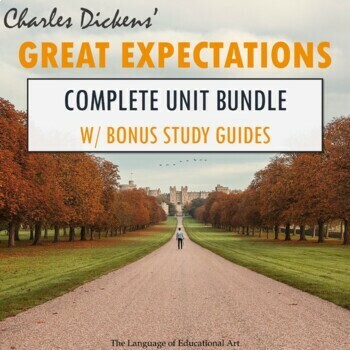 Preview of 'Great Expectations' Full Unit BUNDLE — Quizzes, Activities, Essays, Study Guide