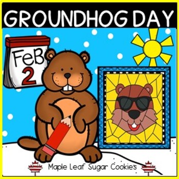 Preview of * Groundhog Day Sight Words * Color by Sight Word * Phonics *** NO-PREP ***