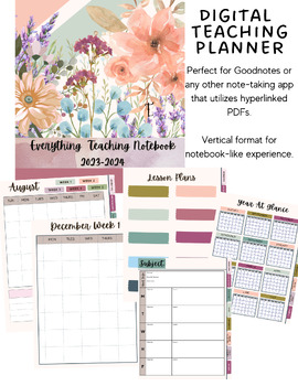 Preview of **Everything** Teaching Planner!