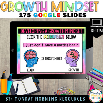 Preview of  Growth Mindset Choices Activity SEL Digital Resource - Distance Learning