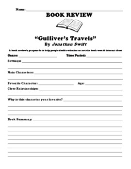 Who were the main characters in story gullivers travel  Brainlyin
