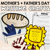 Mothers Day Fathers Day Craft with Menu Questionaire