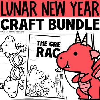 Preview of Chinese New Year 2024 Craft BUNDLE Lunar New Year Year of the Dragon Zodiac
