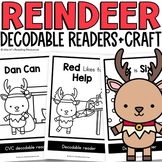 Christmas Activities Decodable Readers Kindergarten Reinde