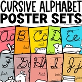 *HALF OFF* Cursive Alphabet Posters Classroom Decor Cursiv