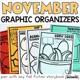Fall Story Element Graphic Organizers | Thanksgiving Activities
